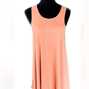 Altar’d State peach orange sleeveless swing dress M